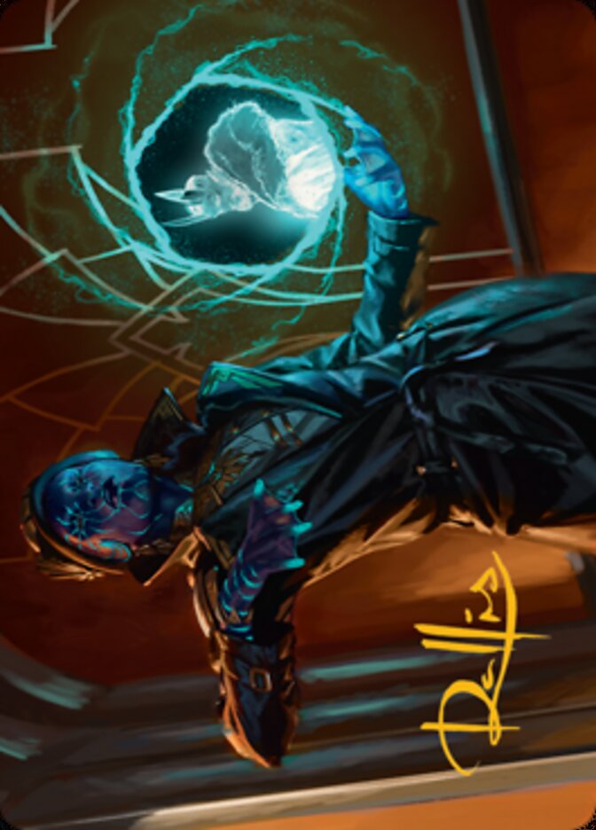 Kamiz, Obscura Oculus Art Card (Gold-Stamped Signature) [Streets of New Capenna Art Series] | Empire Gaming NC