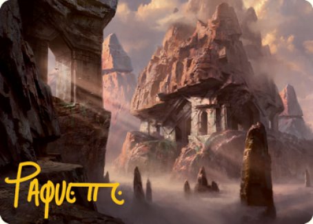 Mountain (277) Art Card (Gold-Stamped Signature) [Dungeons & Dragons: Adventures in the Forgotten Realms Art Series] | Empire Gaming NC