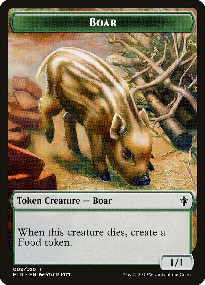 Boar [Throne of Eldraine Tokens] | Empire Gaming NC