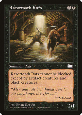 Razortooth Rats [Weatherlight] | Empire Gaming NC