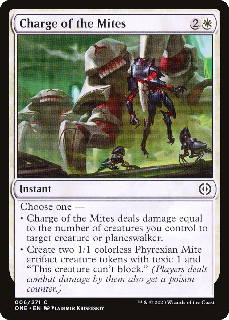 Charge of the Mites [Phyrexia: All Will Be One] | Empire Gaming NC