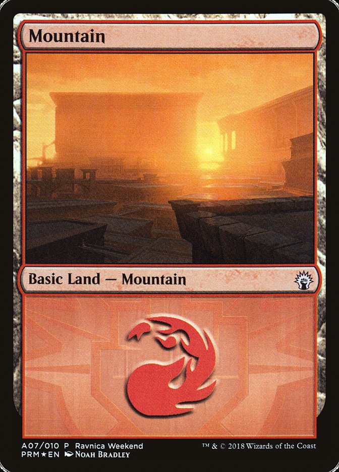 Mountain - Boros (A07) [GRN Ravnica Weekend] | Empire Gaming NC