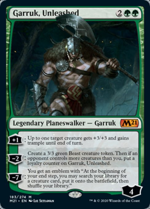 Garruk, Unleashed [Core Set 2021] | Empire Gaming NC