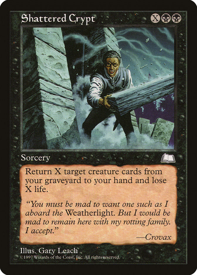 Shattered Crypt [Weatherlight] | Empire Gaming NC