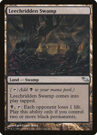 Leechridden Swamp [Shadowmoor] | Empire Gaming NC