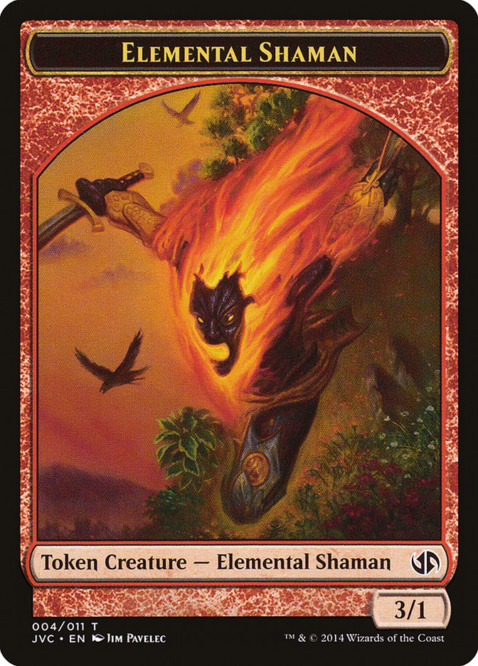 Elemental Shaman Token (Jace vs. Chandra) [Duel Decks Anthology Tokens] | Empire Gaming NC