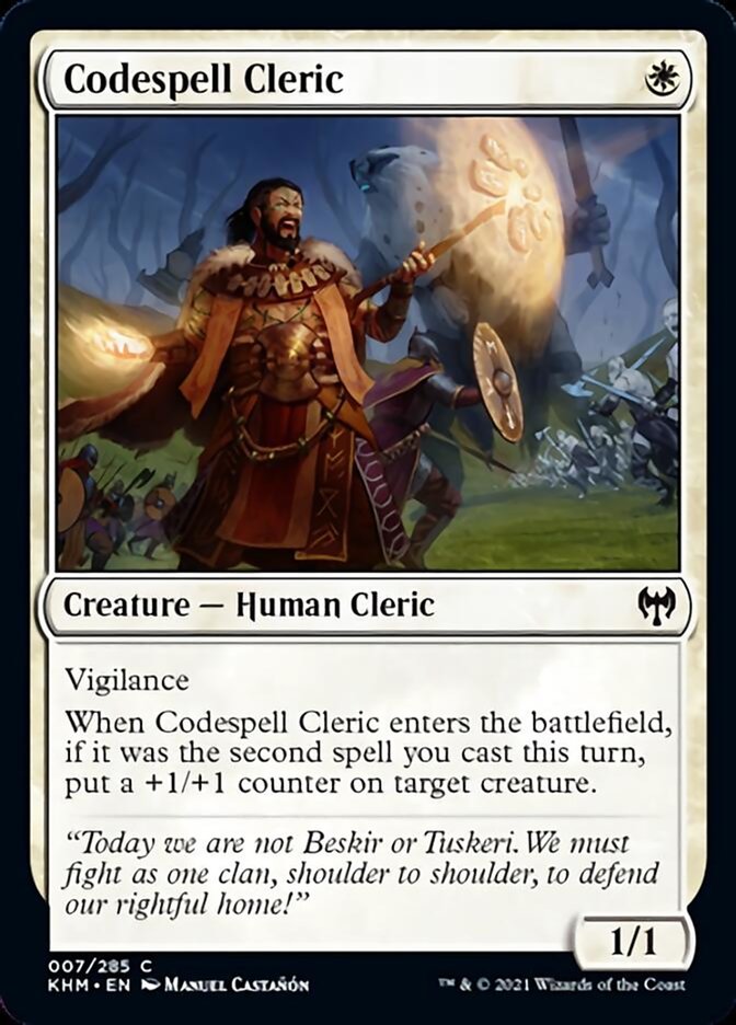 Codespell Cleric [Kaldheim] | Empire Gaming NC