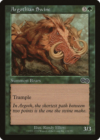 Argothian Swine [Urza's Saga] | Empire Gaming NC