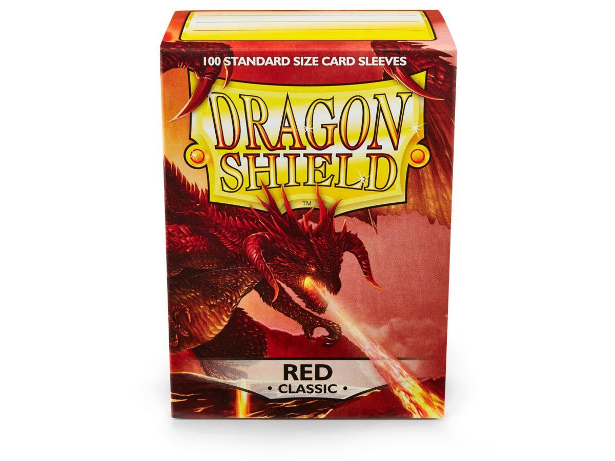 Dragon Shield Classic Sleeve - Red ‘Titanius’ 100ct | Empire Gaming NC