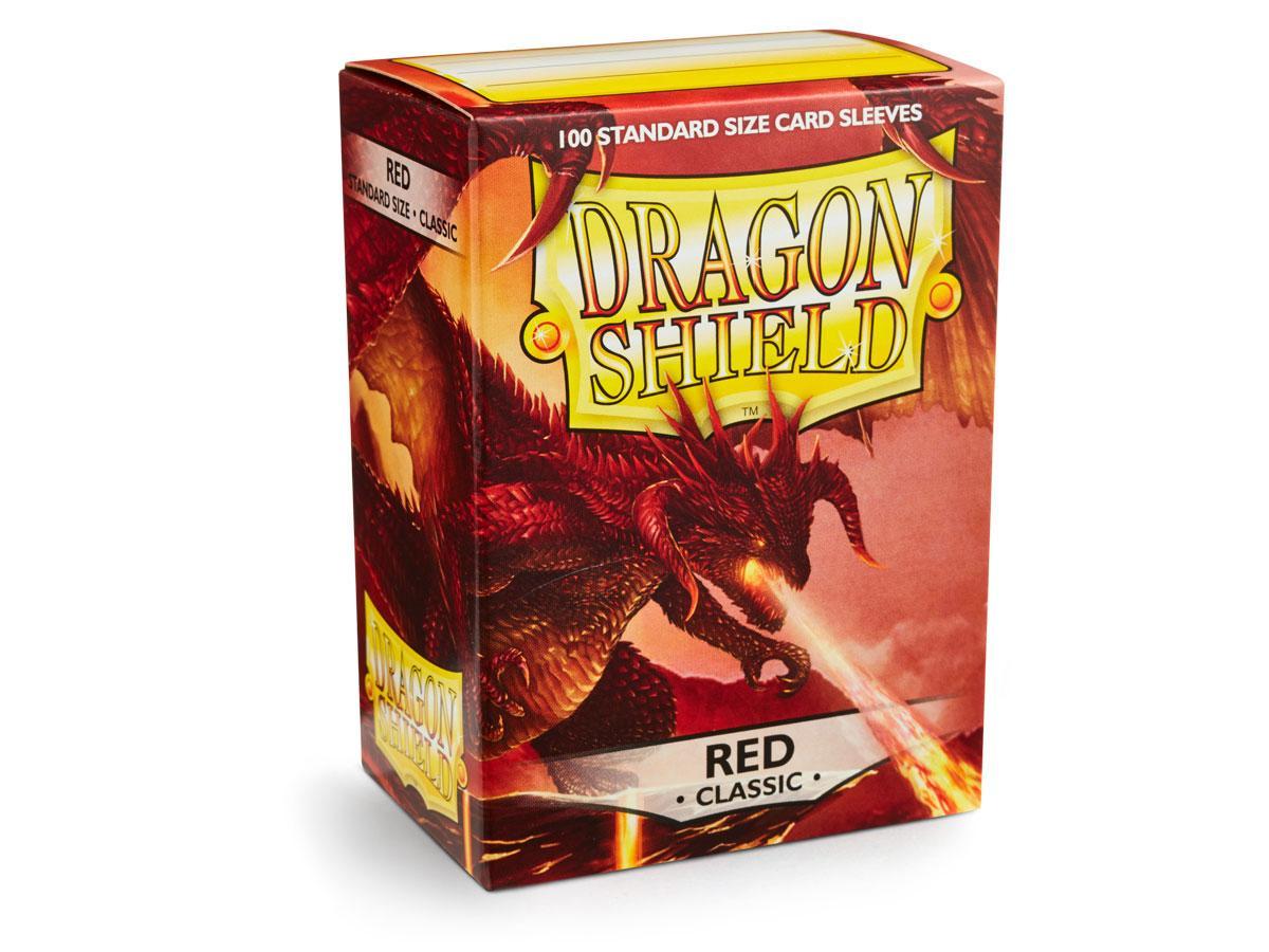 Dragon Shield Classic Sleeve - Red ‘Titanius’ 100ct | Empire Gaming NC