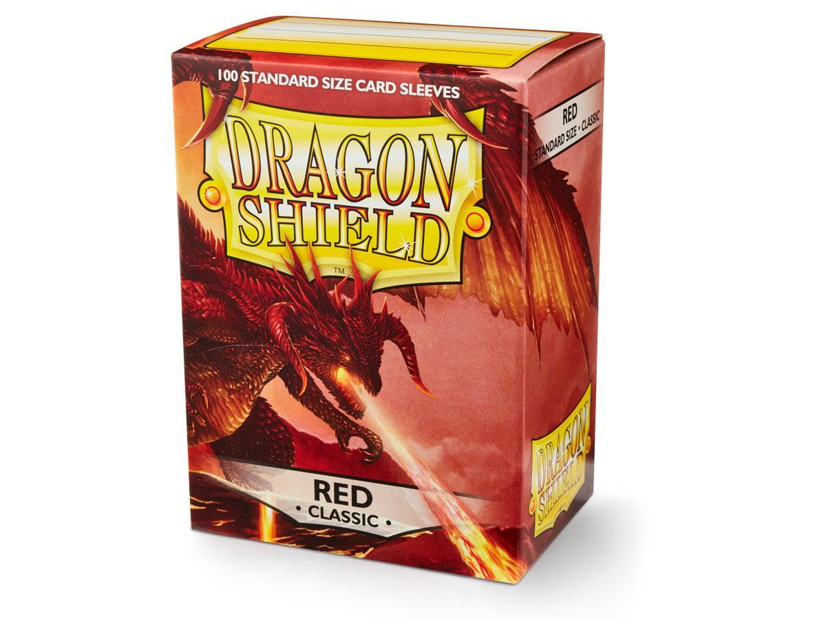 Dragon Shield Classic Sleeve - Red ‘Titanius’ 100ct | Empire Gaming NC