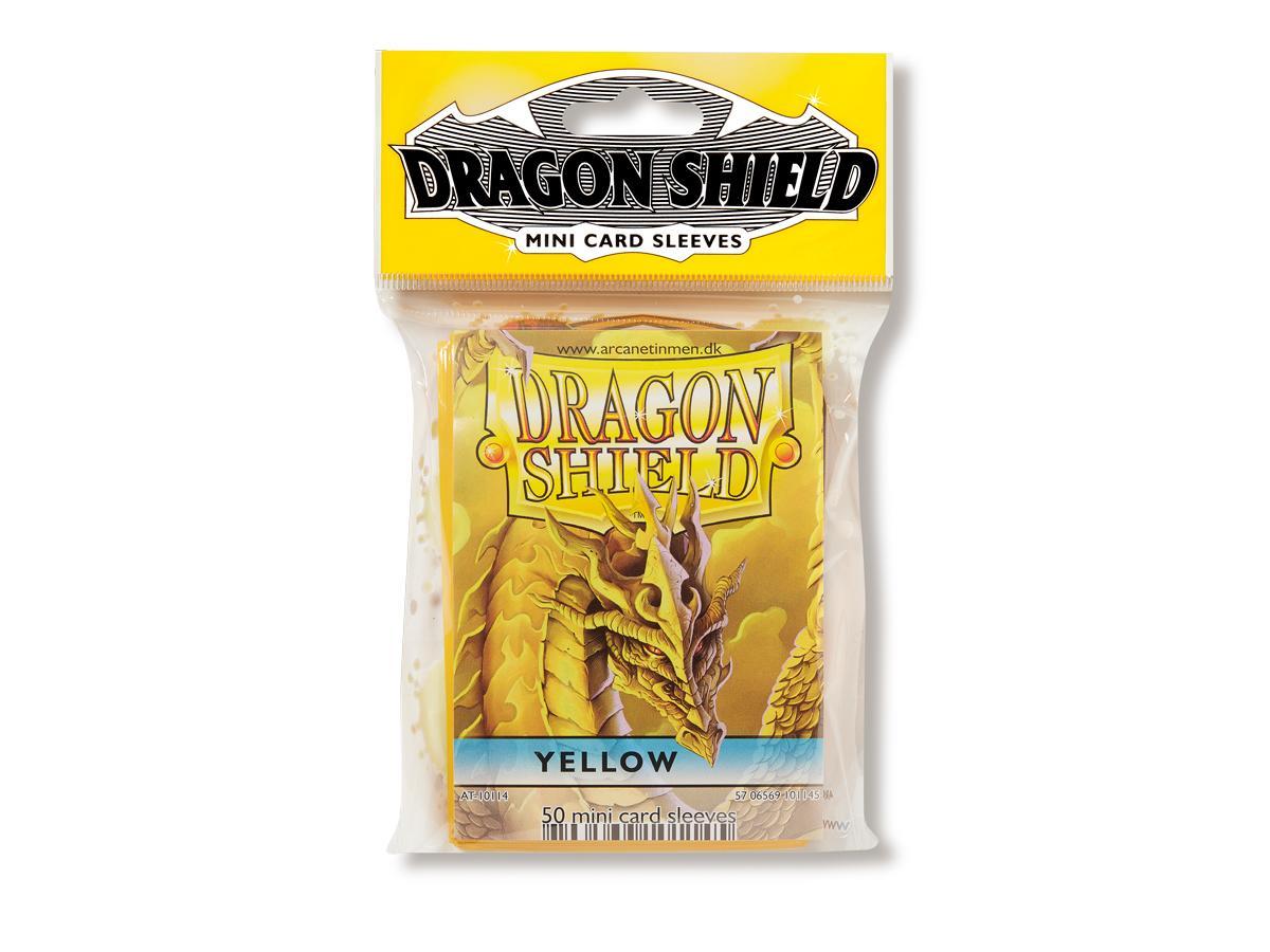 Dragon Shield Classic (Mini) Sleeve - Yellow ‘Corona’ 50ct | Empire Gaming NC