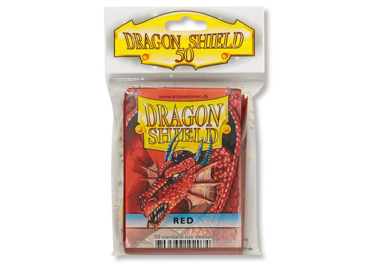 Dragon Shield Classic Sleeve - Red ‘Titanius’ 50ct | Empire Gaming NC