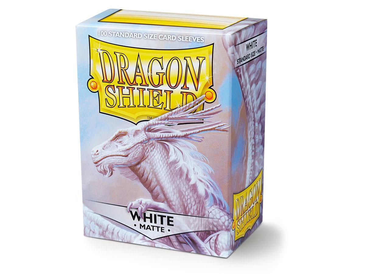 Dragon Shield Matte Sleeve - White ‘Bounteous’ 100ct | Empire Gaming NC