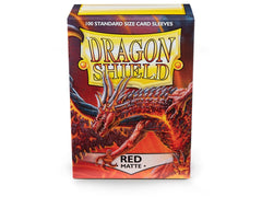 Dragon Shield Matte Sleeve - Red ‘Moltanis’ 100ct | Empire Gaming NC