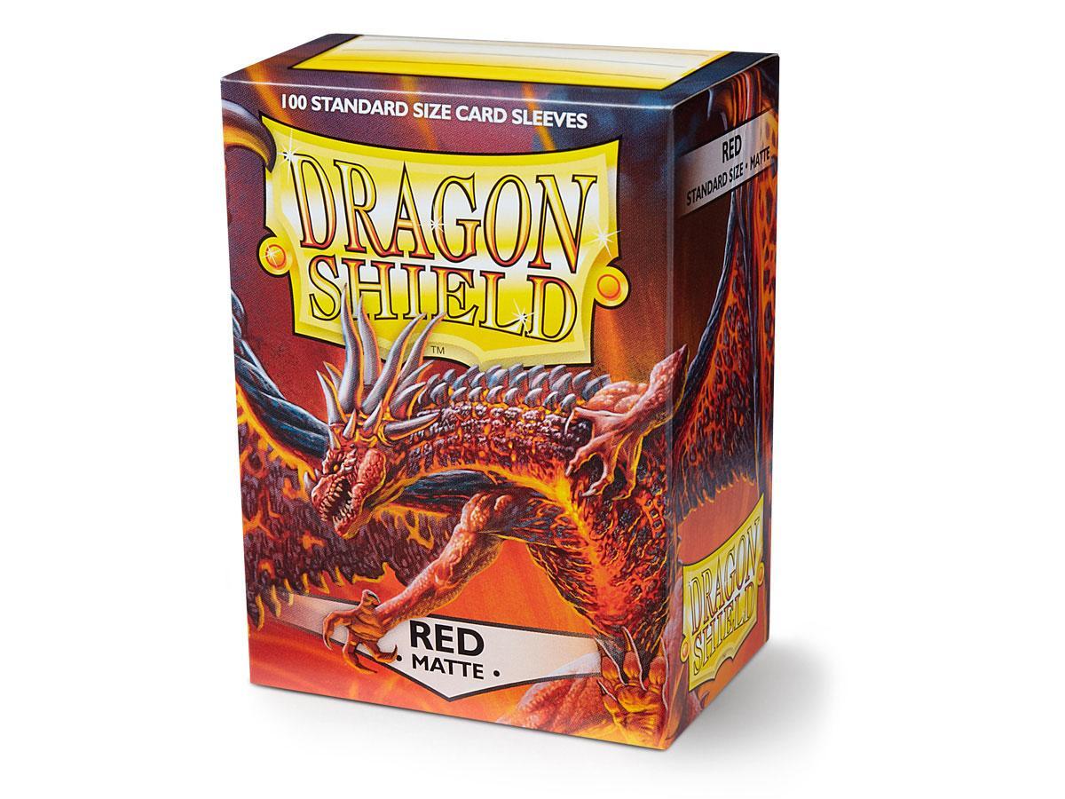 Dragon Shield Matte Sleeve - Red ‘Moltanis’ 100ct | Empire Gaming NC