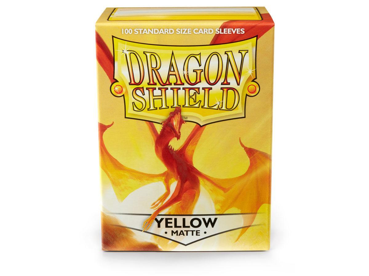 Dragon Shield Matte Sleeve - Yellow ‘Elichaphaz’ 100ct | Empire Gaming NC