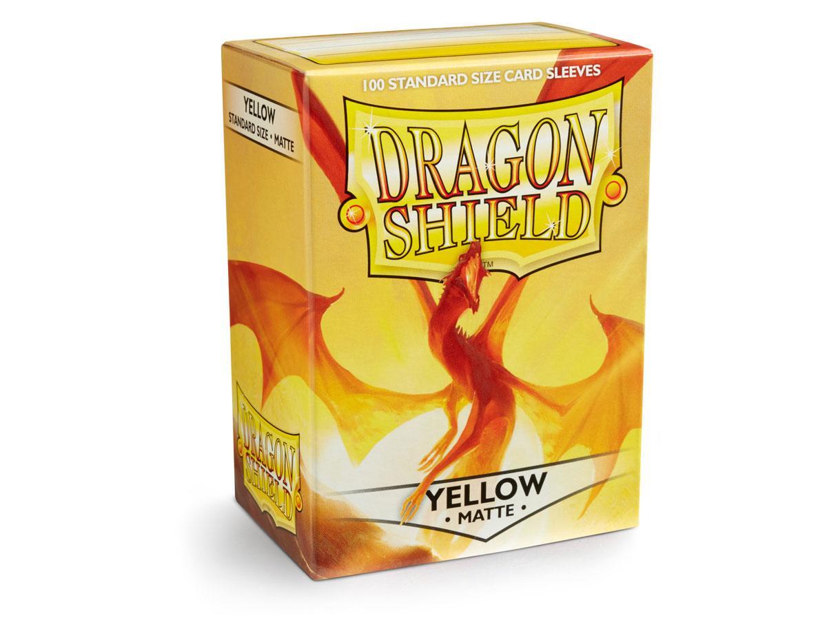 Dragon Shield Matte Sleeve - Yellow ‘Elichaphaz’ 100ct | Empire Gaming NC