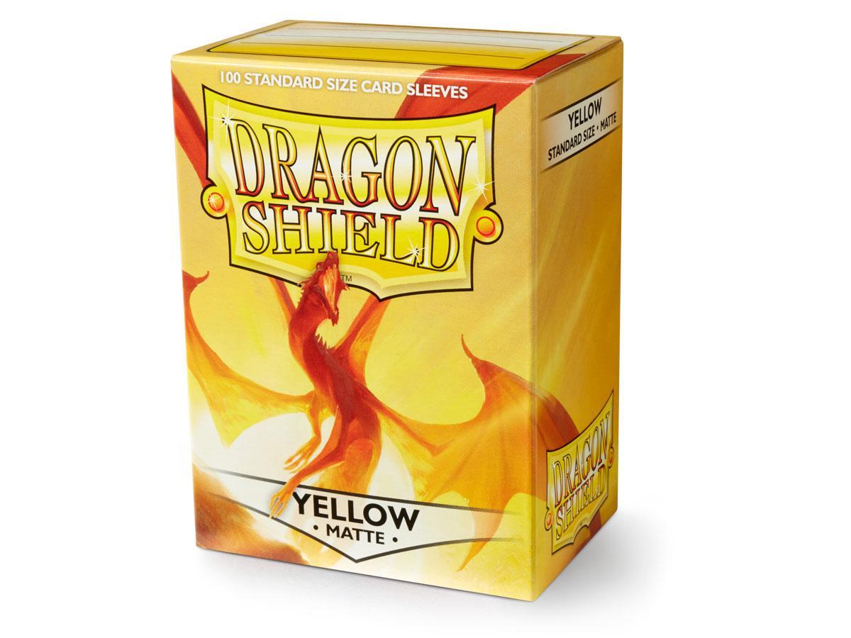 Dragon Shield Matte Sleeve - Yellow ‘Elichaphaz’ 100ct | Empire Gaming NC