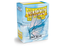 Dragon Shield Matte Sleeve - Sky Blue ‘Strata’ 100ct | Empire Gaming NC