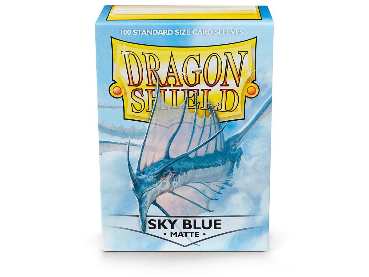 Dragon Shield Matte Sleeve - Sky Blue ‘Strata’ 100ct | Empire Gaming NC