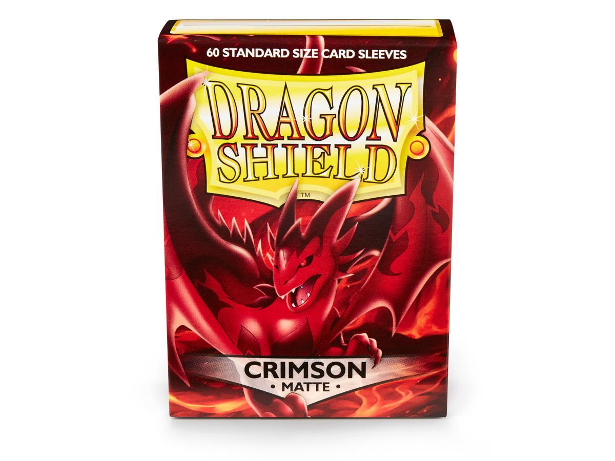 Dragon Shield Matte Sleeve - Crimson ‘Logi’ 60ct | Empire Gaming NC