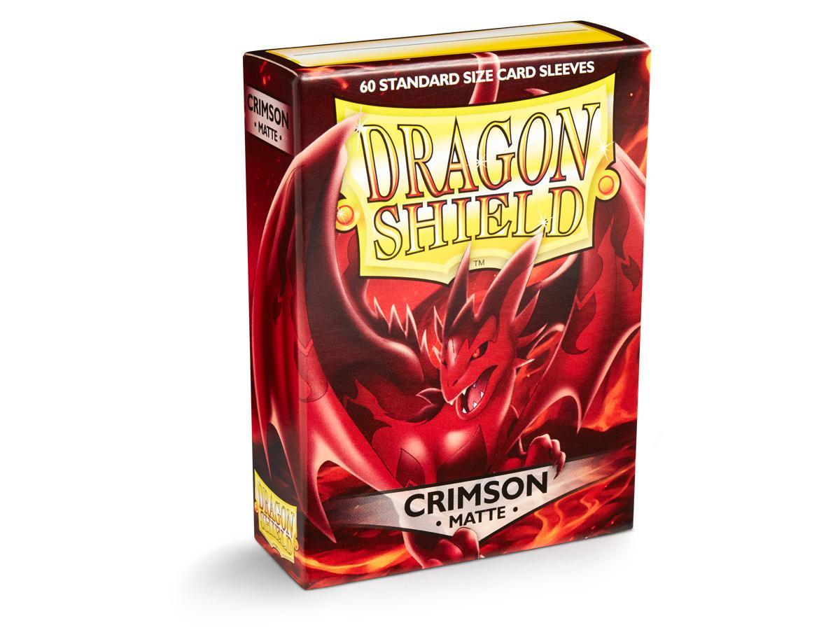 Dragon Shield Matte Sleeve - Crimson ‘Logi’ 60ct | Empire Gaming NC