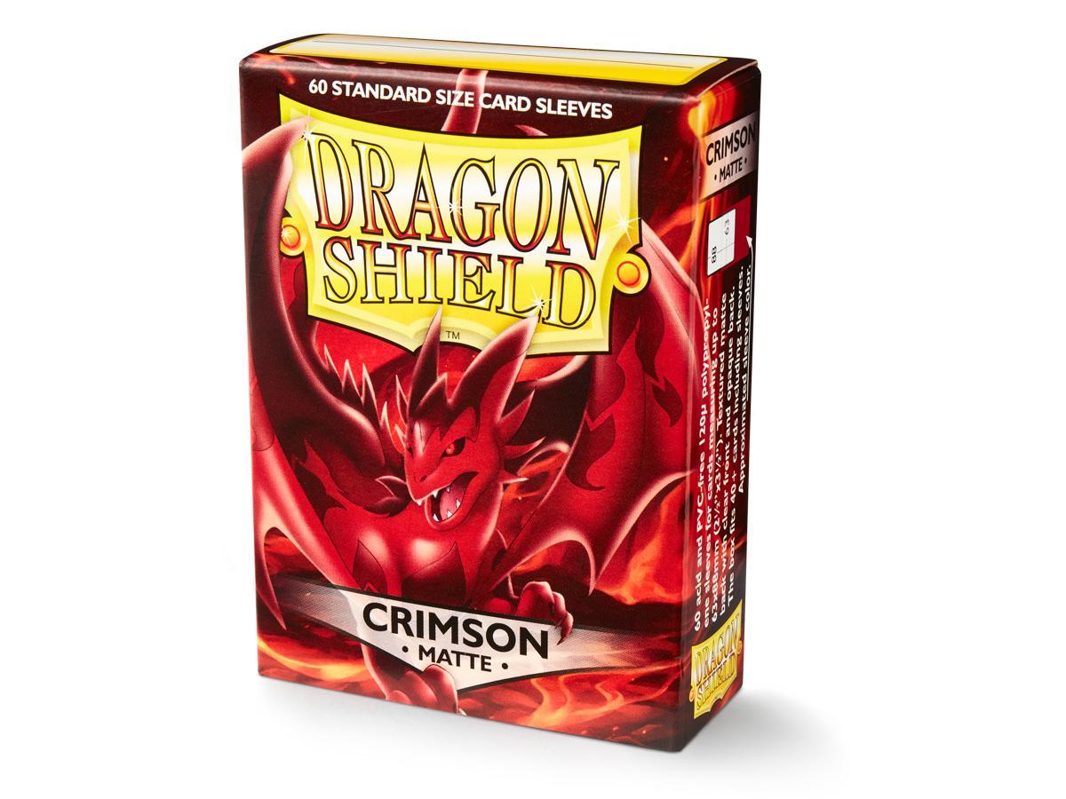 Dragon Shield Matte Sleeve - Crimson ‘Logi’ 60ct | Empire Gaming NC