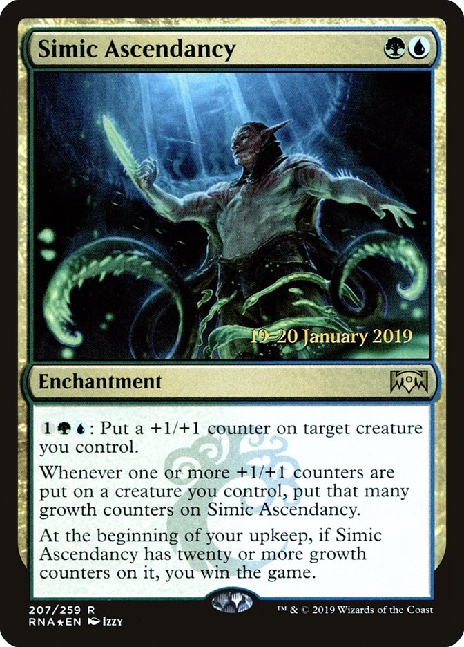 Simic Ascendancy [Ravnica Allegiance Prerelease Promos] | Empire Gaming NC