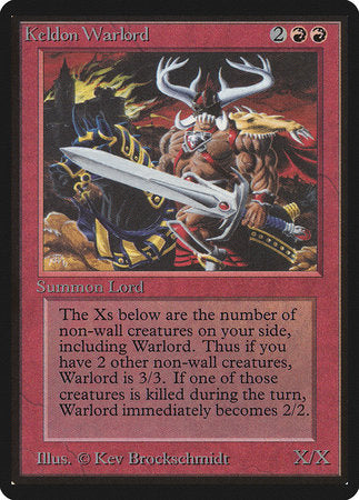 Keldon Warlord [Limited Edition Beta] | Empire Gaming NC