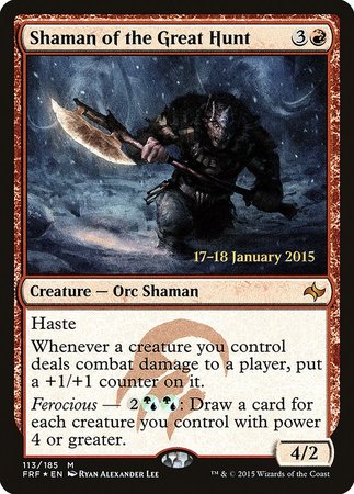 Shaman of the Great Hunt [Fate Reforged Promos] | Empire Gaming NC