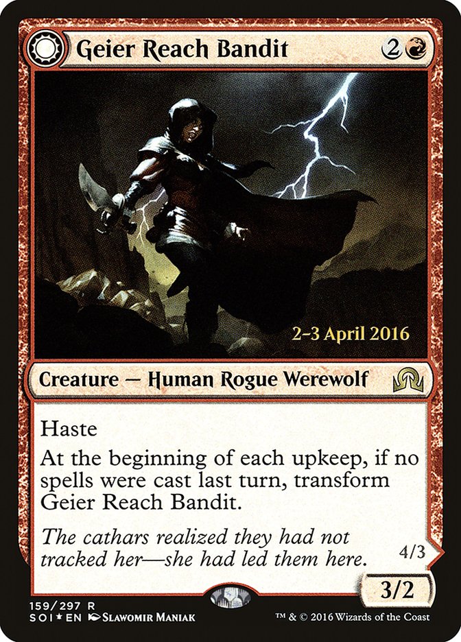 Geier Reach Bandit // Vildin-Pack Alpha [Shadows over Innistrad Prerelease Promos] | Empire Gaming NC