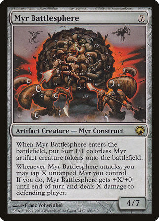 Myr Battlesphere [Scars of Mirrodin] | Empire Gaming NC