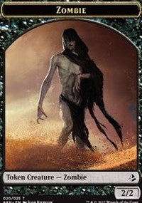 Zombie // Trueheart Duelist Token [Amonkhet Tokens] | Empire Gaming NC