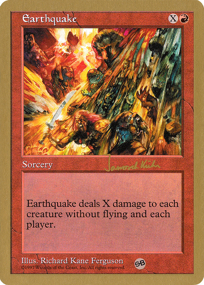 Earthquake (Janosch Kuhn) (SB) [World Championship Decks 1997] | Empire Gaming NC