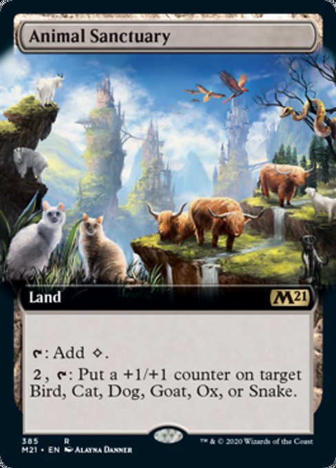 Animal Sanctuary (Extended Art) [Core Set 2021] | Empire Gaming NC