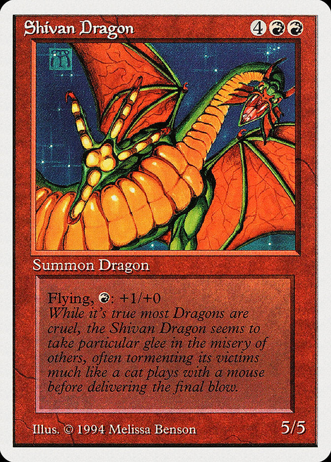 Shivan Dragon [Summer Magic / Edgar] | Empire Gaming NC