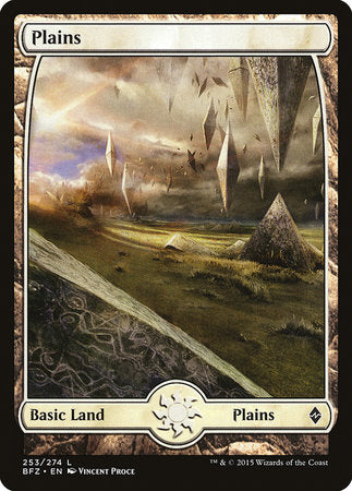 Plains (253) - Full Art [Battle for Zendikar] | Empire Gaming NC