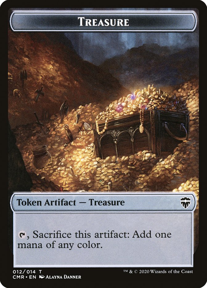 Treasure Token [Commander Legends Tokens] | Empire Gaming NC