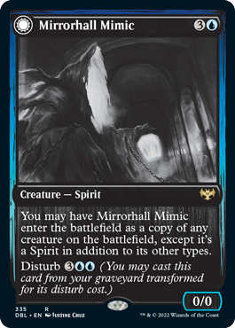 Mirrorhall Mimic // Ghastly Mimicry [Innistrad: Double Feature] | Empire Gaming NC