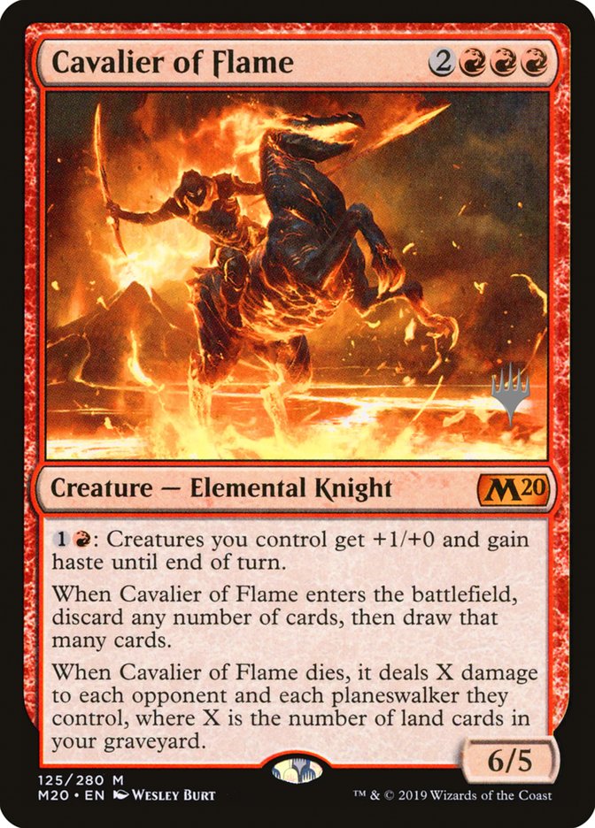 Cavalier of Flame [Core Set 2020 Promos] | Empire Gaming NC