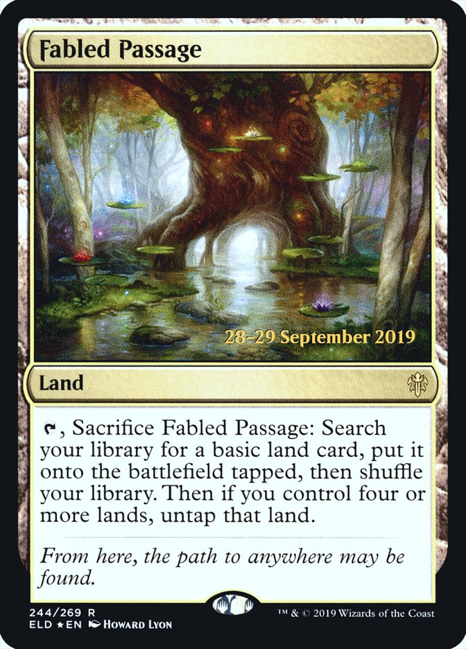 Fabled Passage  [Throne of Eldraine Prerelease Promos] | Empire Gaming NC