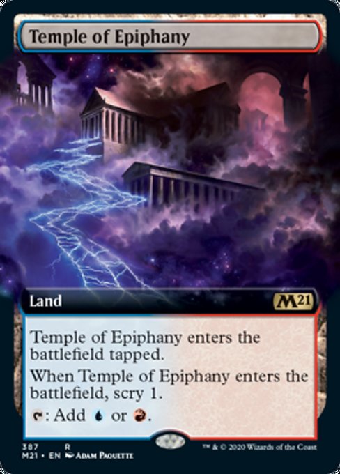 Temple of Epiphany (Extended Art) [Core Set 2021] | Empire Gaming NC