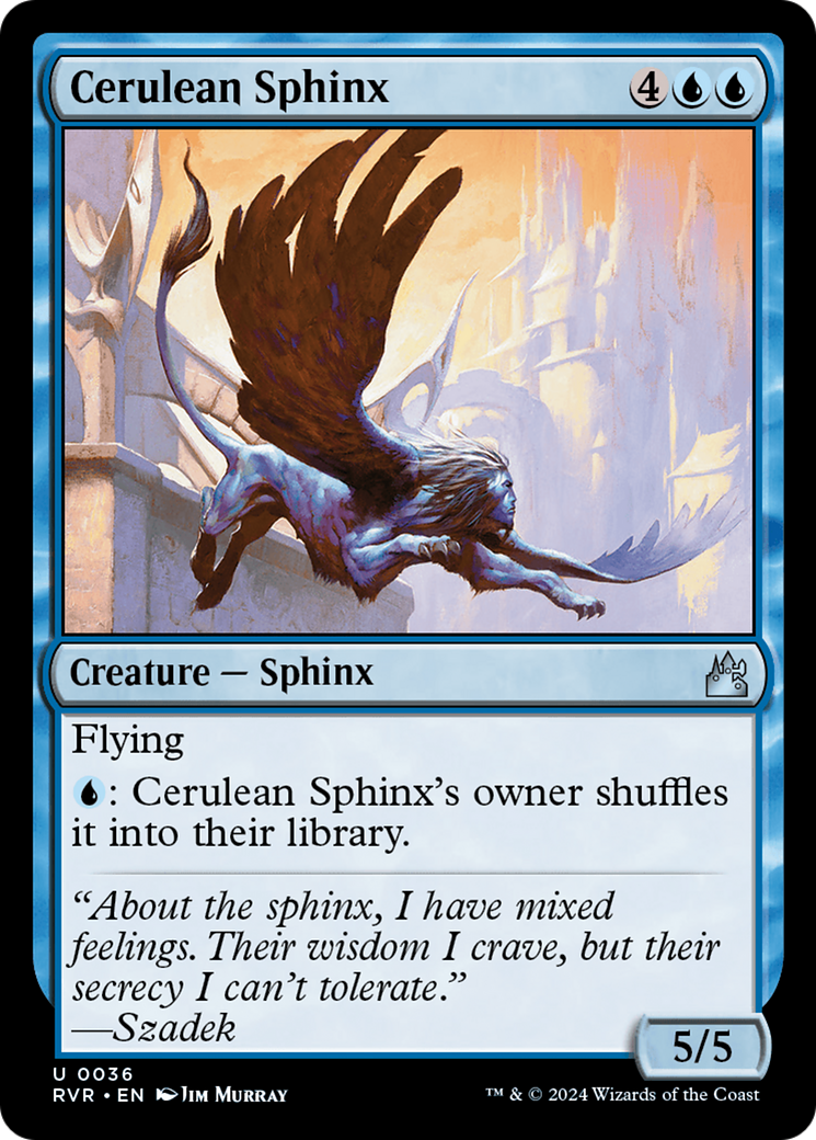 Cerulean Sphinx [Ravnica Remastered] | Empire Gaming NC