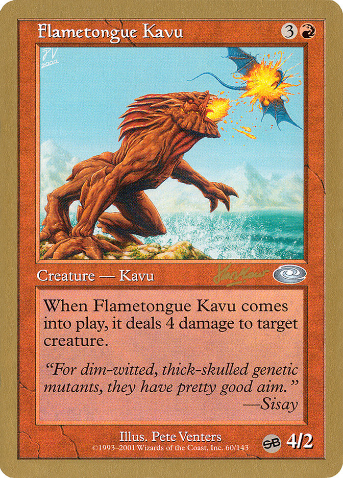 Flametongue Kavu (Sim Han How) (SB) [World Championship Decks 2002] | Empire Gaming NC