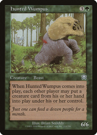 Hunted Wumpus [Mercadian Masques] | Empire Gaming NC