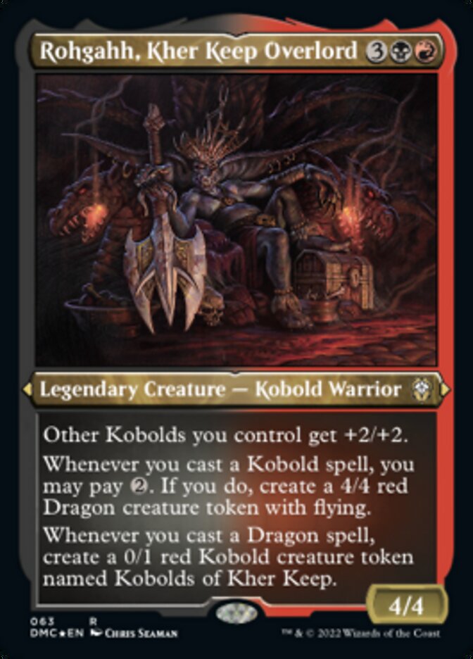 Rohgahh, Kher Keep Overlord (Foil Etched) [Dominaria United Commander] | Empire Gaming NC