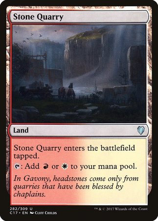 Stone Quarry [Commander 2017] | Empire Gaming NC