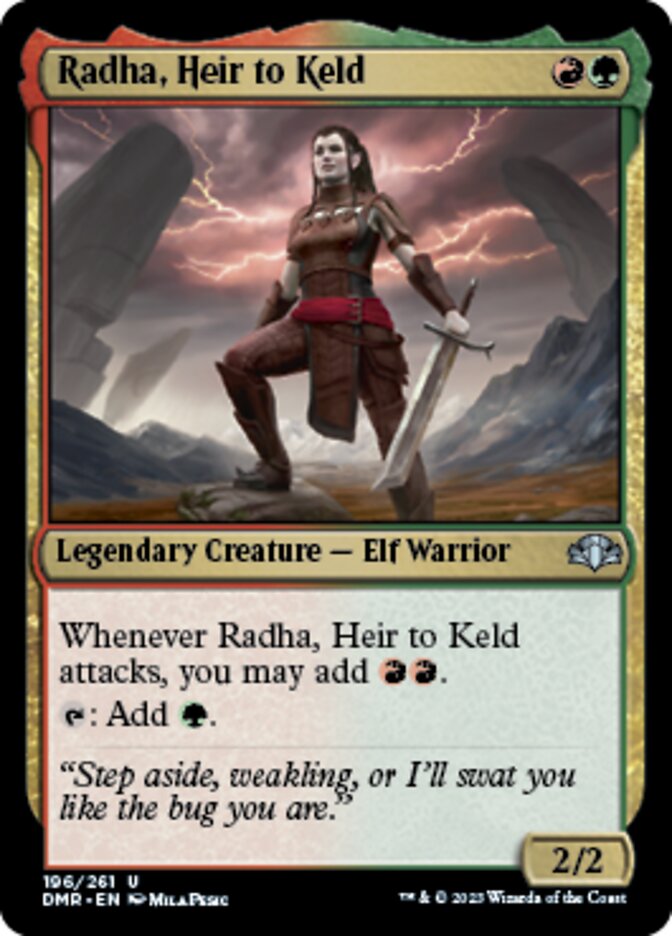 Radha, Heir to Keld [Dominaria Remastered] | Empire Gaming NC