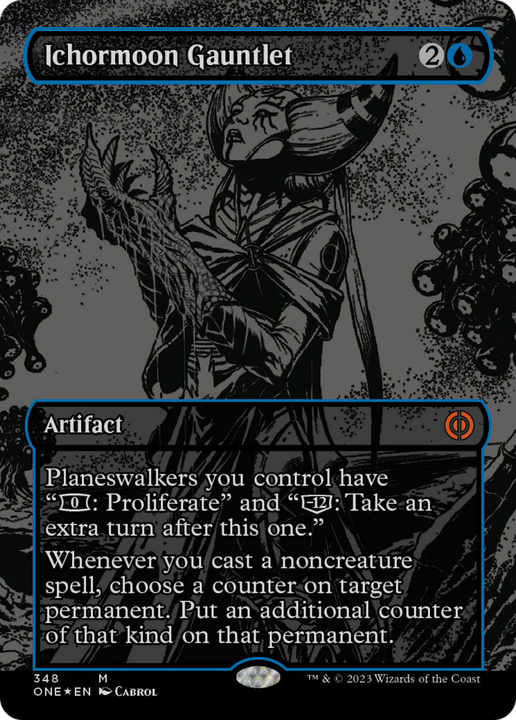 Ichormoon Gauntlet (Oil Slick Raised Foil) [Phyrexia: All Will Be One] | Empire Gaming NC